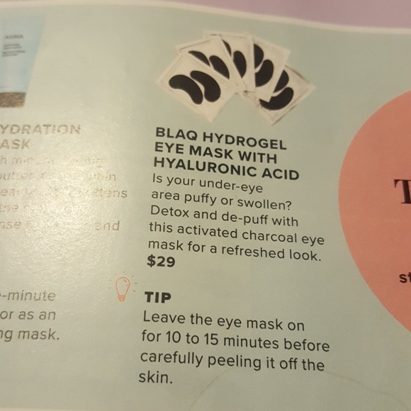 Activated charcoal eye mask - Picture 3 of 4